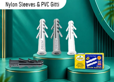 PETRO nylon sleeves wall plugs and PVC gitti