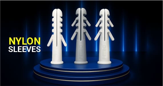 Nylon Sleeves Wall Plug Manufacturer in India by Petro Industech for strong wall fixing and hardware installations