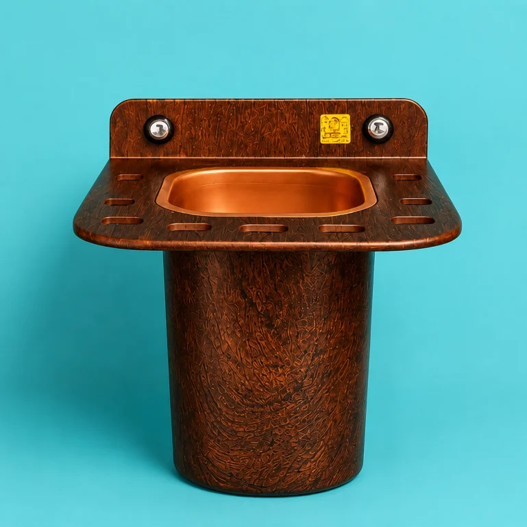 Bathroom Accessories wooden Tumbler Holder wooden